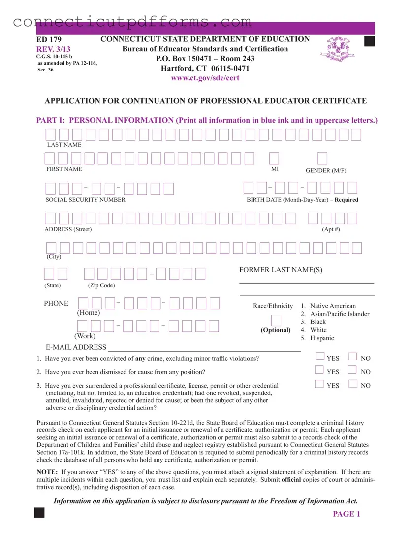 Free Ed 179 PDF Template
