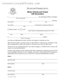 Free Connecticut Au 463 PDF Template