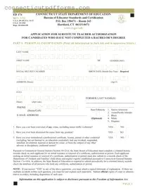 Free Connecticut Ed 174 PDF Template