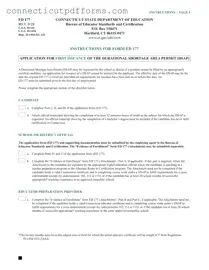 Free Connecticut Ed 177 PDF Template