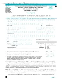 Free Connecticut Ed 185 PDF Template