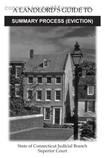 Free Connecticut Eviction PDF Template